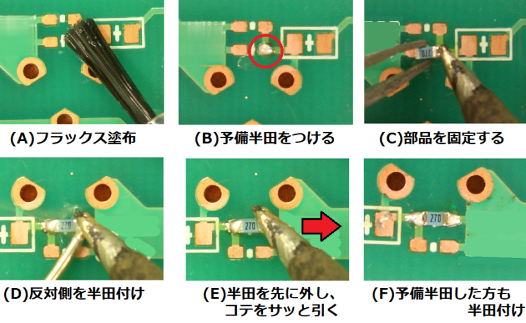 【初心者向け】半田づけのコツと基板部品の外し方 | アナデジ太郎の回路設計