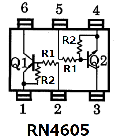 RN4605内部回路図